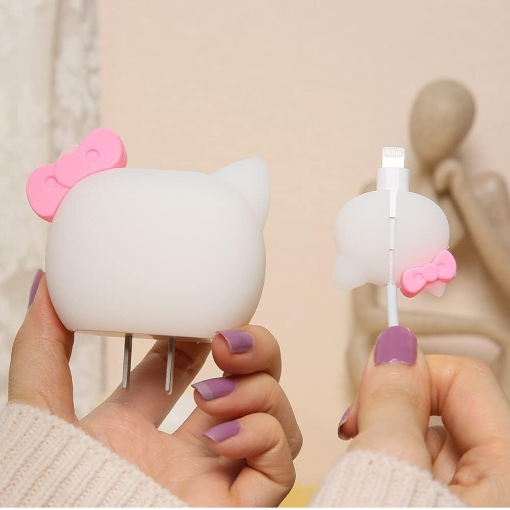 Kuromi or HelloKitty Cable Charger Protector Head Cover - Picture 10 of 13